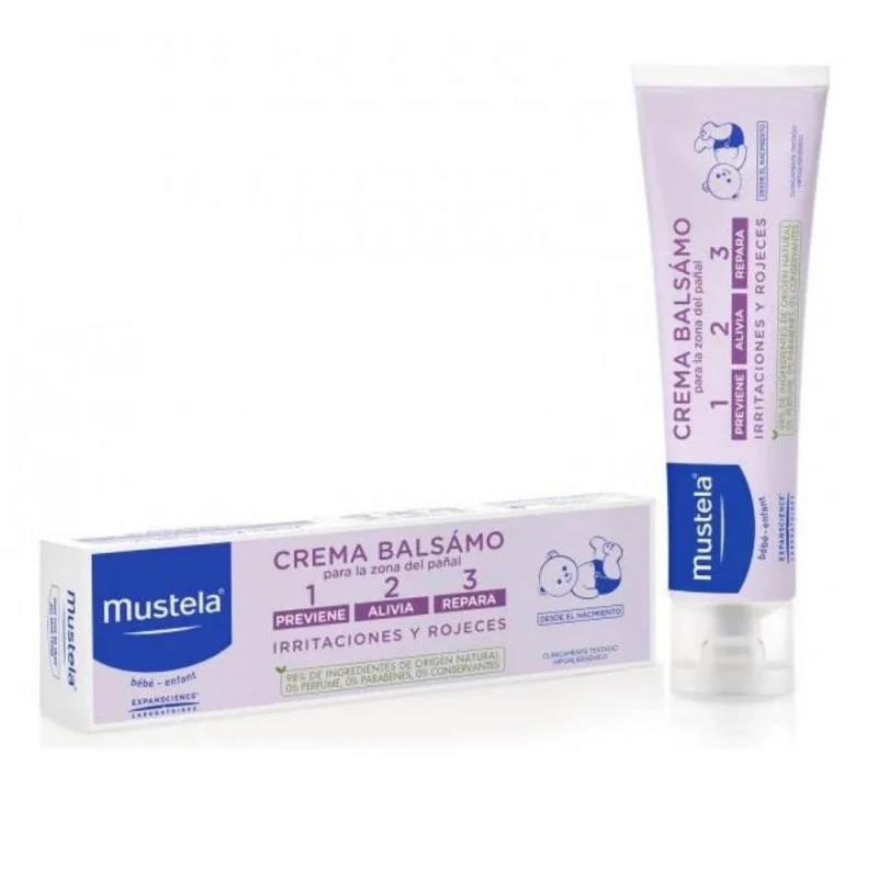 Crema del pañal Mustela 1 2 3 100 ml