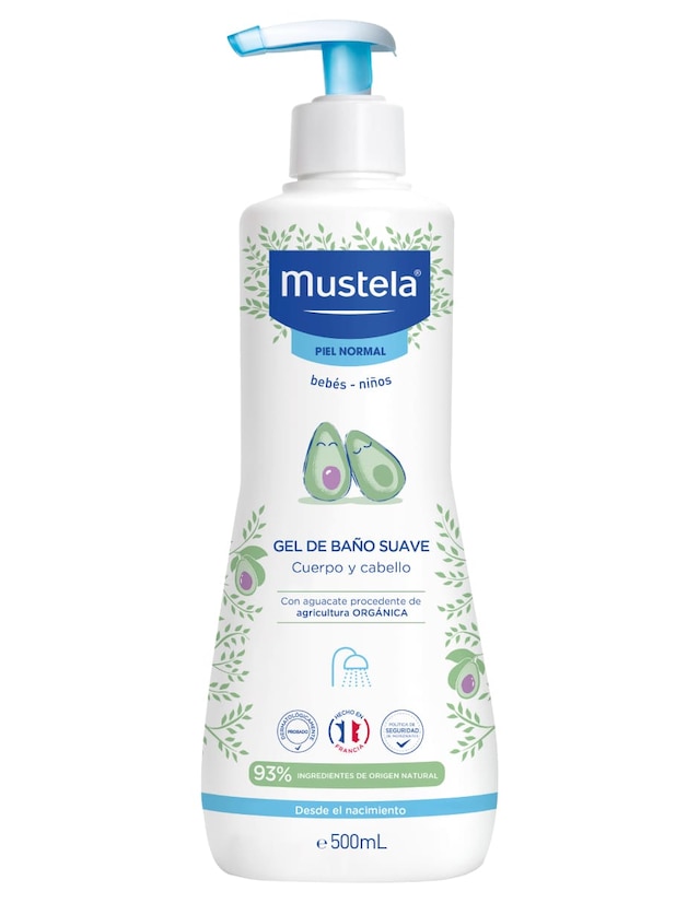 Gel champú 2 en 1 Mustela bebé 500 ml