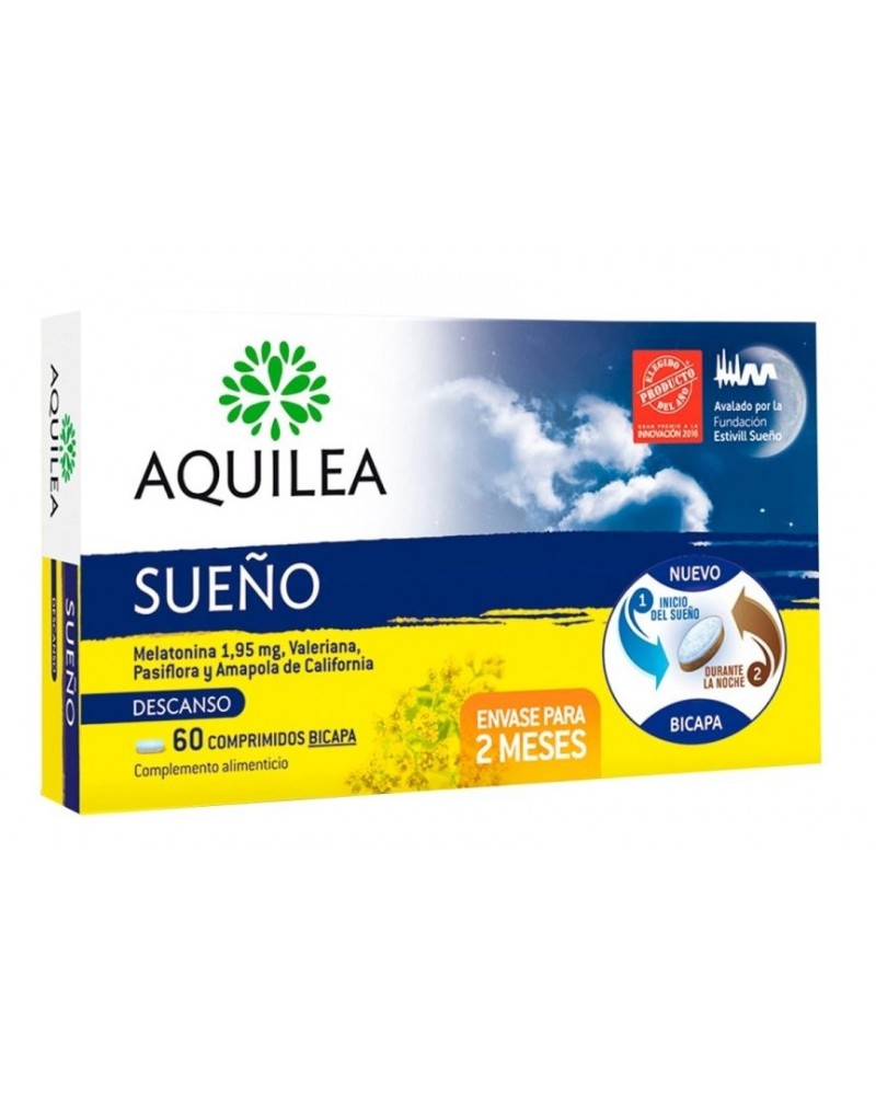 Melatonina 1,98 mg 60 comprimidos Aquilea Sueño