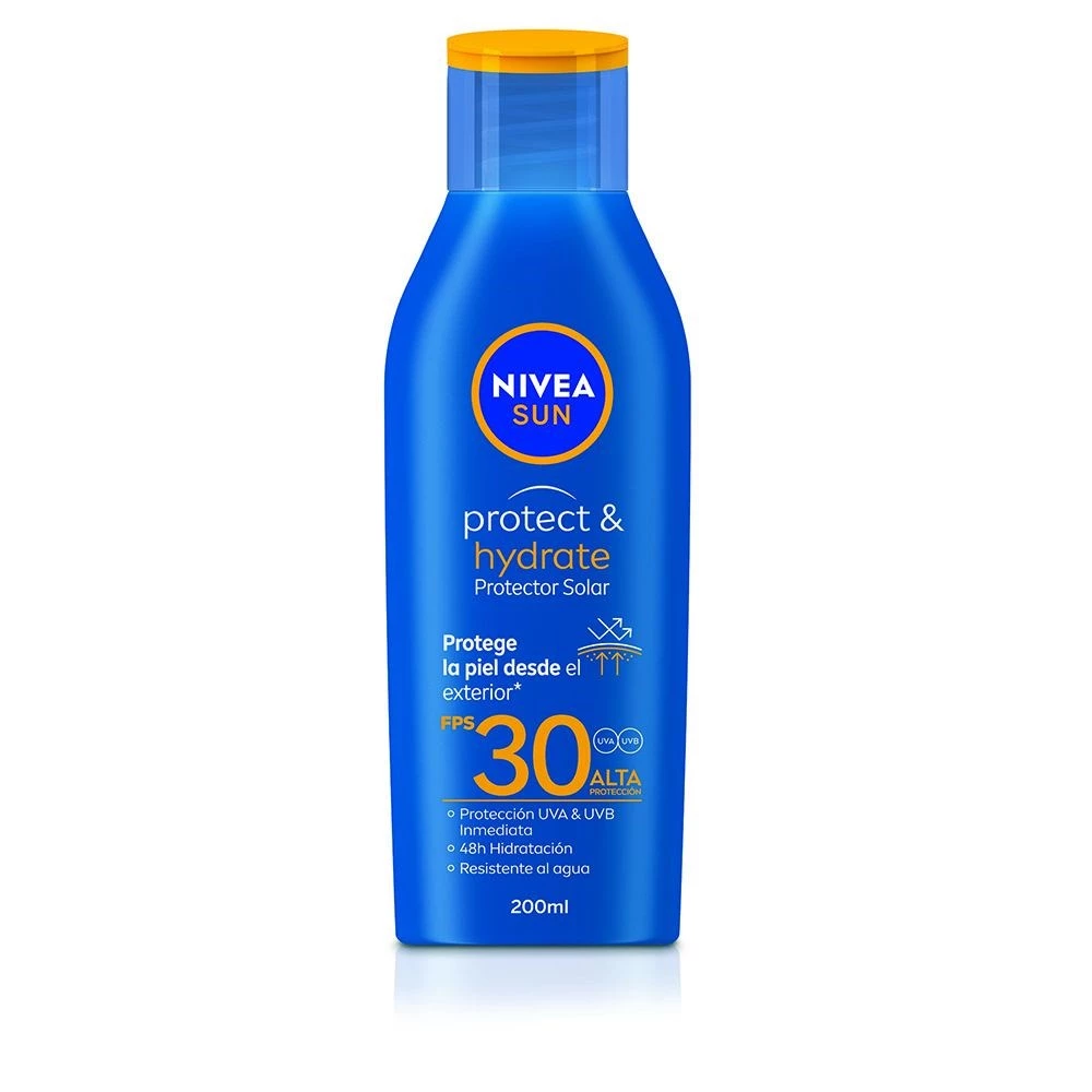 Protector solar Nivea Sun Protect y Moisture FPS 30 200 ml