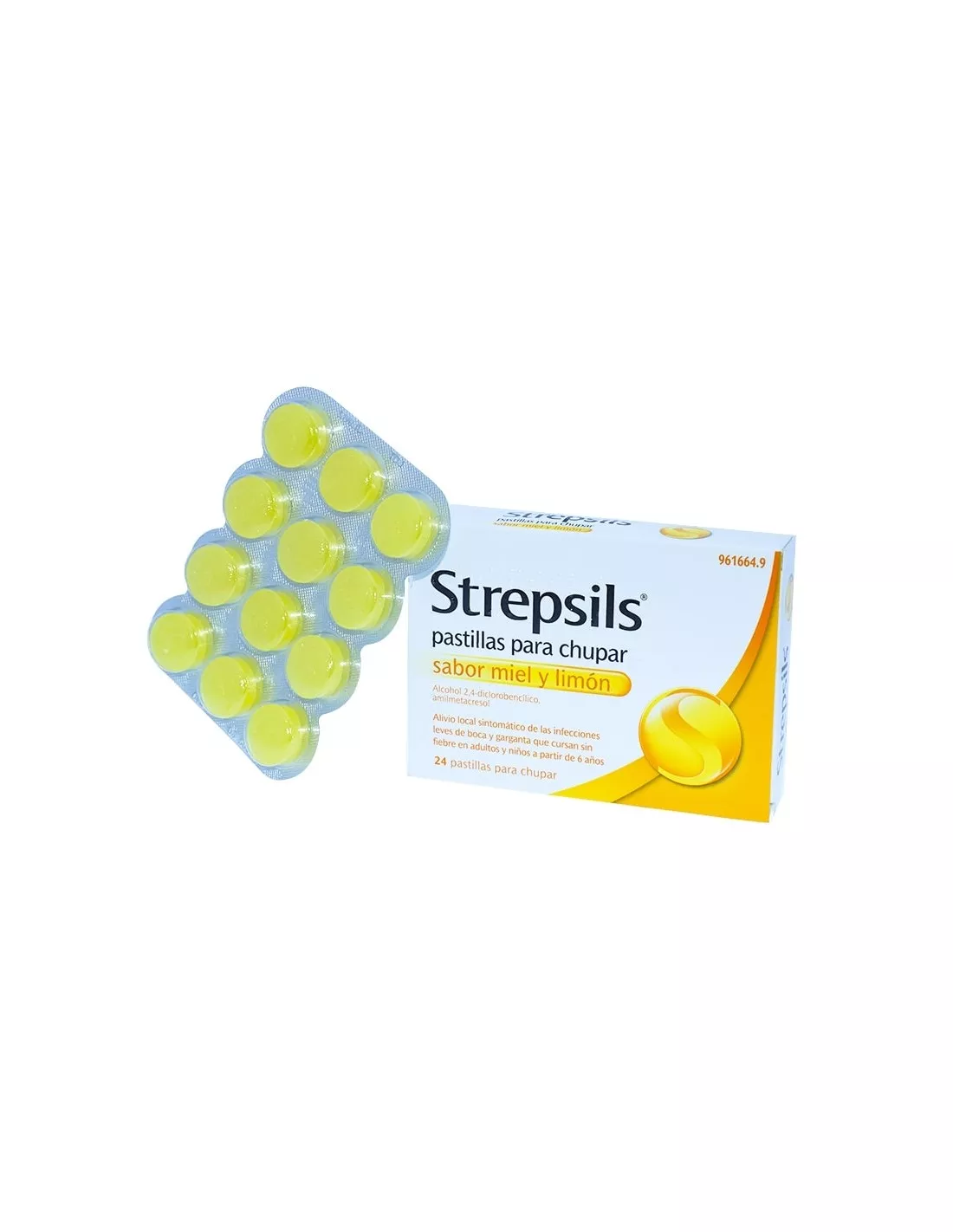 Strepsils miel y limón 24 pastillas